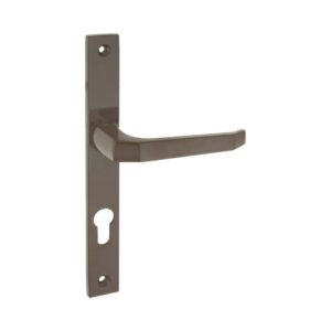 Klamko-klamka wąska CZ K90-ST27 90 wkładka brąz