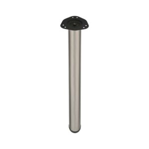 Noga meblowa fi 60 820mm nikiel szczotkowany