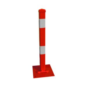 Blokada parkingowa ZEUS słupek składany zamkniecie na kłódkę