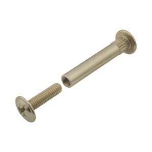 Złącze śrubowe fi-5mm 4szt. Nikiel