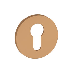 Rozeta na Wkładkę patentową miedź matowa szyld Wkl Patent