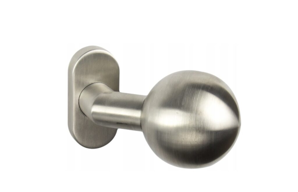 Gałka do drzwi Inox stal nierdzewna gałka do drzwi odgięta Inox ss304