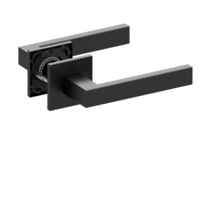 Klamka Model 1040 - Szyld Kwadratowy Czarna - Technika łożysk ślizgowych