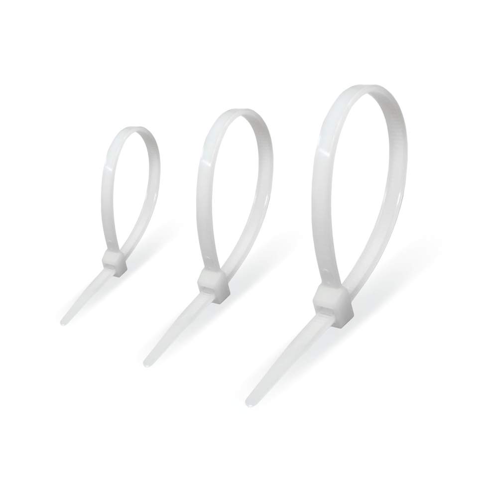 Opaska zaciskowa kablowa 2,5x100 mm neutral 100 szt.