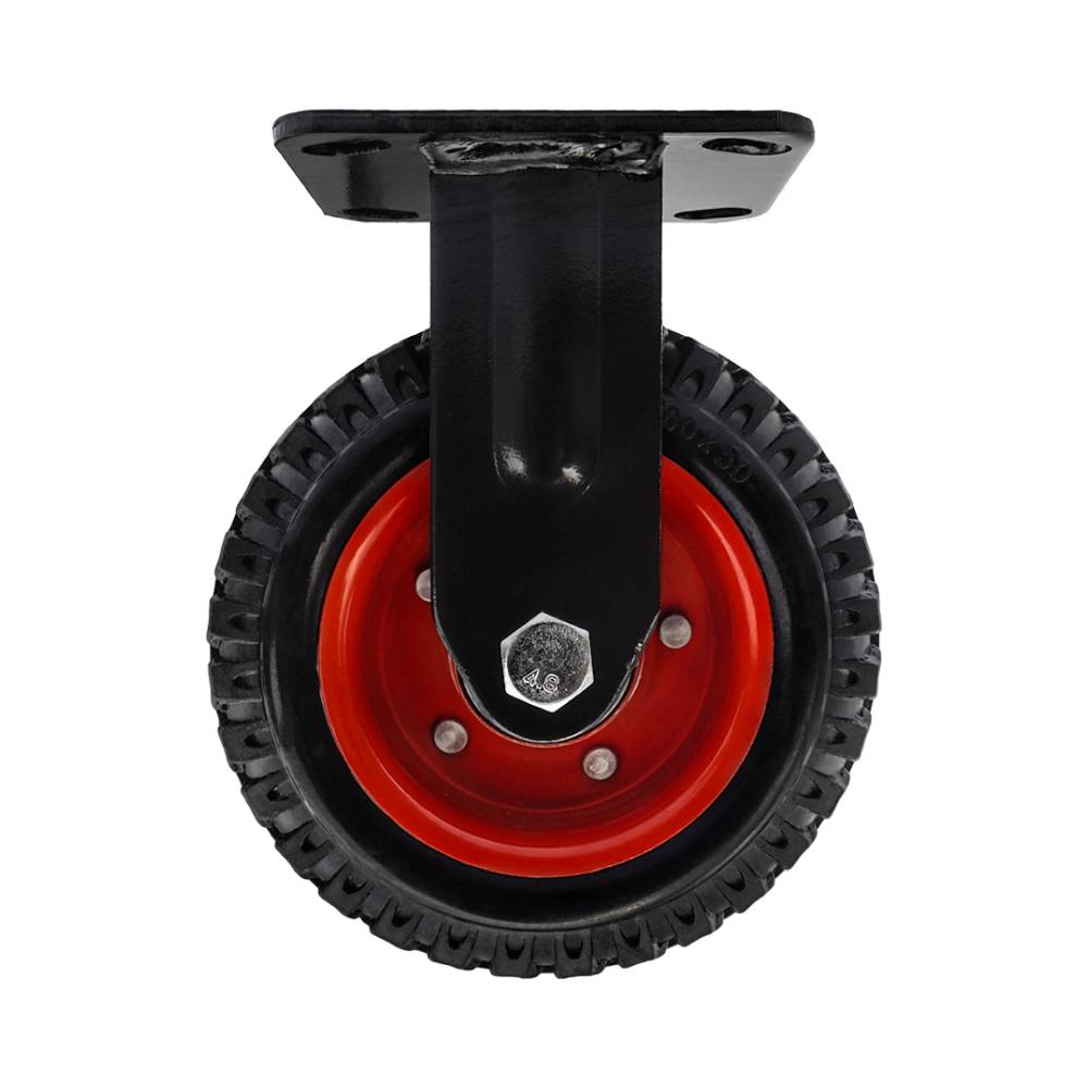Zestaw z kolem wzmocniony 160 mm/150 kg płyta stała